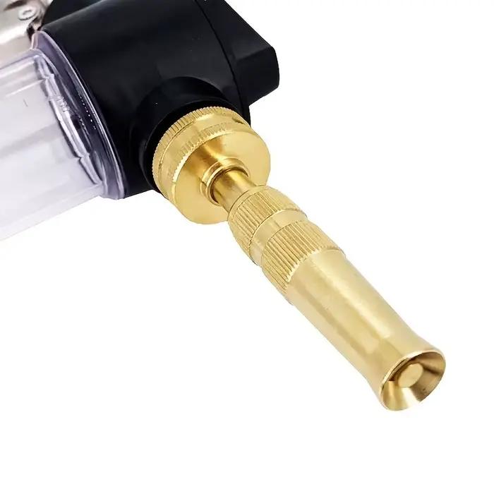 NOUVEAU Pistolet à eau haute pression en métal avec buse réglable et pulvérisateur intégré