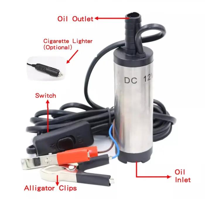Pompe Submersible électrique Portable 12V 24V DC