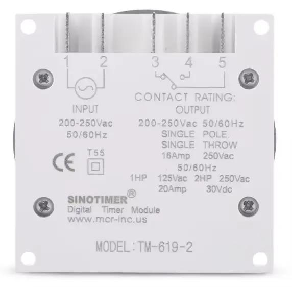 Minuteur programmable TM619 7 jours