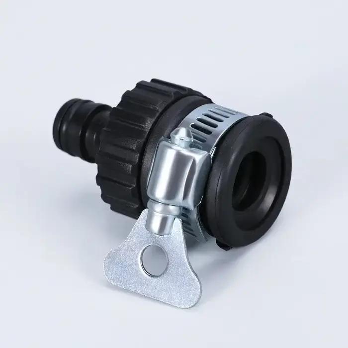 Adaptateur de robinet d'eau universel connecteur d'eau de jardin en plastique robuste pour irrigation jardin lavage voiture deux pièces
