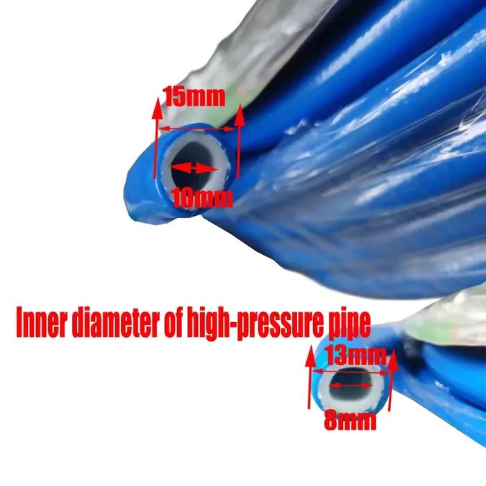 Tuyau de 30 mètres d'un diamètre intérieur de 8/10 mm avec tressage flexible