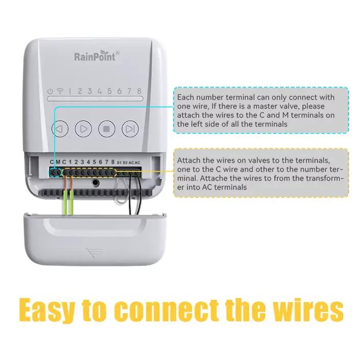 Contrôleur d'arrosage WiFi RAINPOINT 2