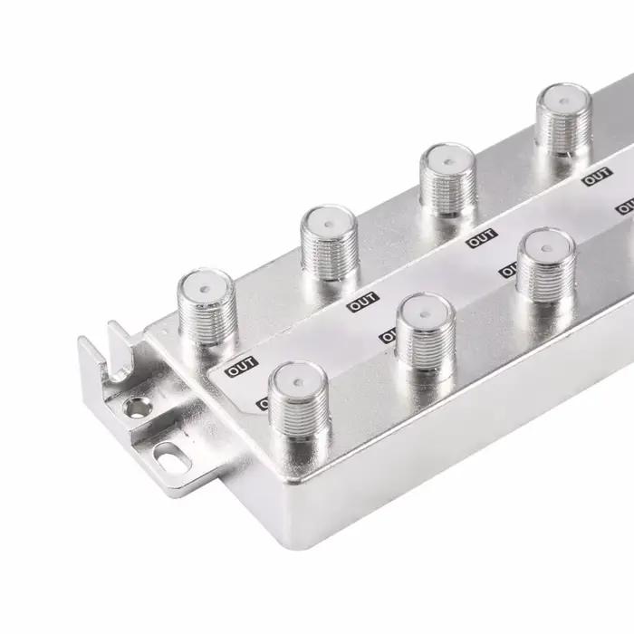 Répartiteur Coaxial Power Pass pour télévision à 16 voies, câble Satellite RG6 RG59, 5-2400MHz
