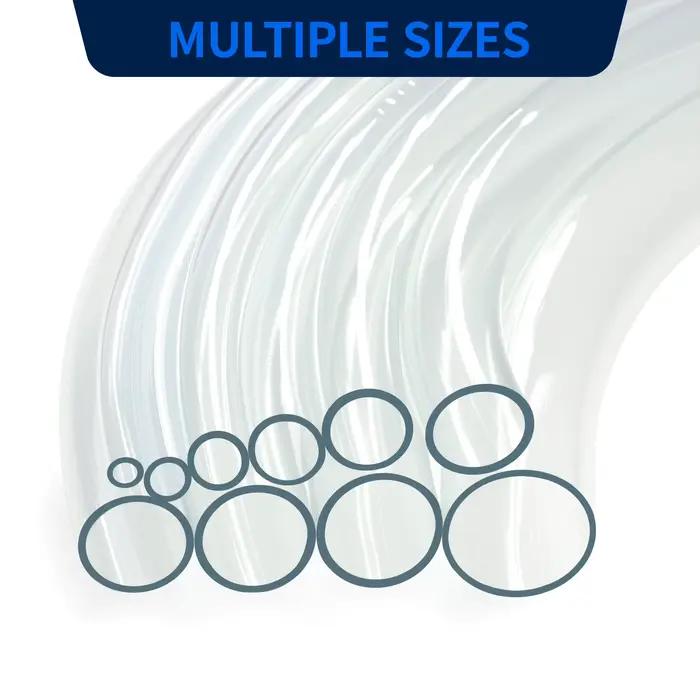 Tuyau en PVC transparent flexible de 3/5 m