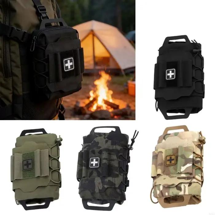 Trousse premiers secours tactique, pochette médicale pour survie d'urgence, préparation aux catastrophes, aventure en air,