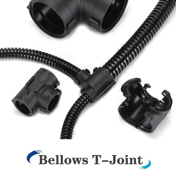 Joints en T pour tuyaux ondulés en forme de T