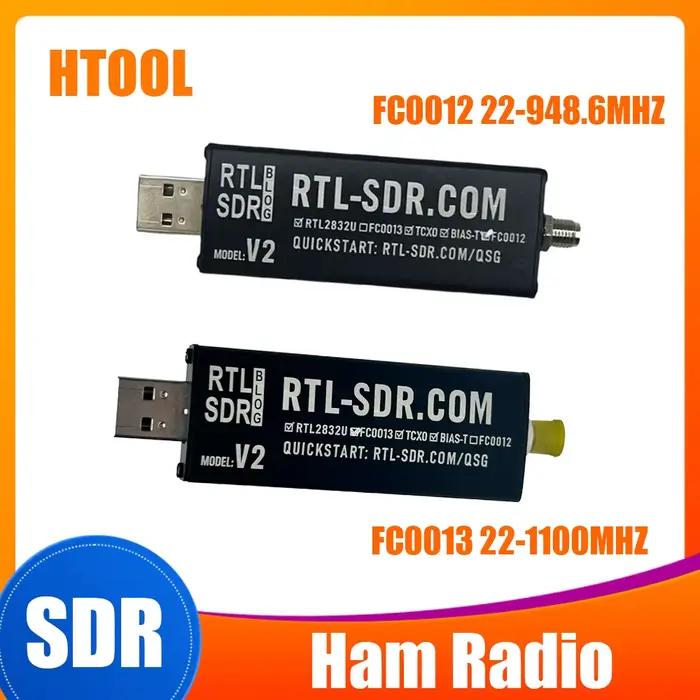 Récepteur radio RTL-SDR V2 FC0012 22-948,6 MHz FC0013 22-1100 MHz avec bande L, Plug & Play, alimentation USB, radio amateur, décodage ADS-B