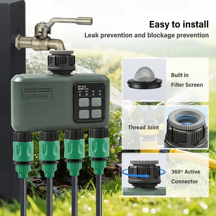 Programmateur d'arrosage WiFi Yieryi 4 zones