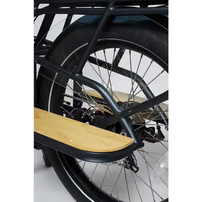 Vélo cargo électrique à contrôleur intelligent avec freins à disque avant et arrière et garde-boue, batterie au lithium 48v 10Ah, moteur de moyeu arrière 250W