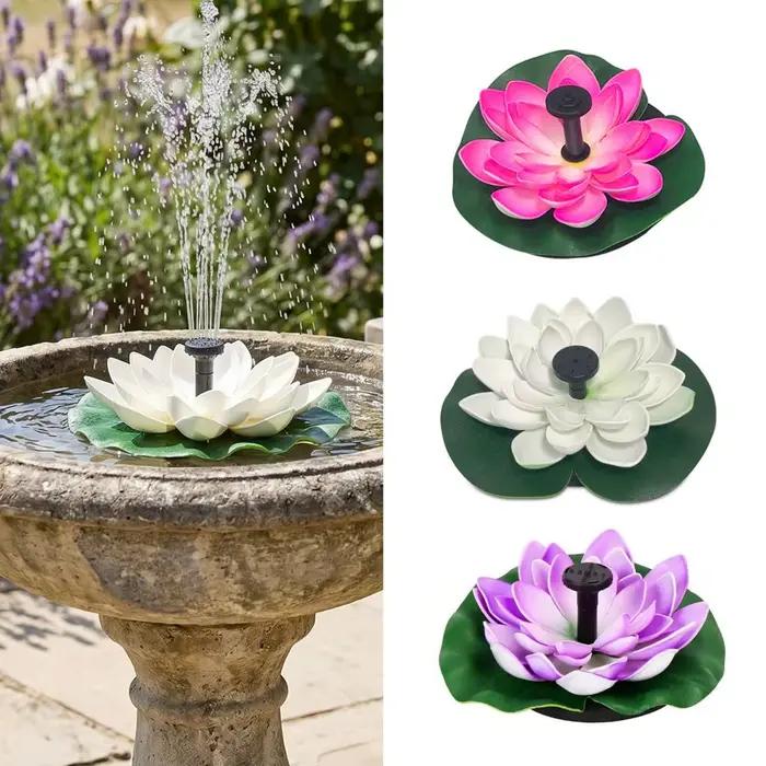 Fontaine solaire pour bain d'oiseaux