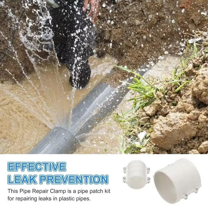 Nouvelle pince de réparation pour tuyau d'eau en PVC 50mm/75mm/110mm/160mm