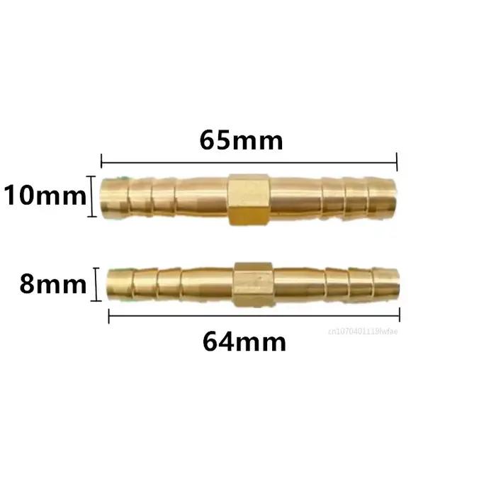 Raccord de tuyau droit en laiton 3 4 5 6 8 10 12 14 16 19 25mm