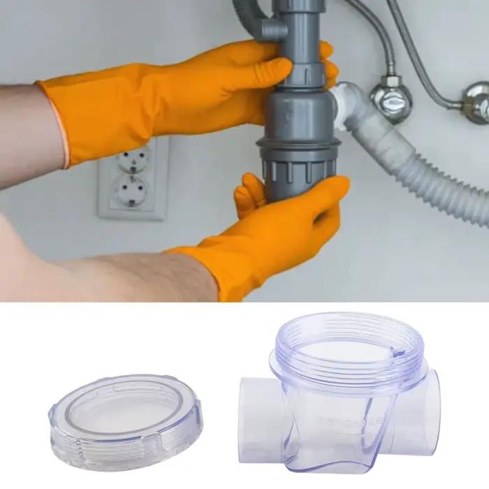 Clapet anti-retour unidirectionnel en ligne de PVC de prévention de reflux d'eau de toilette