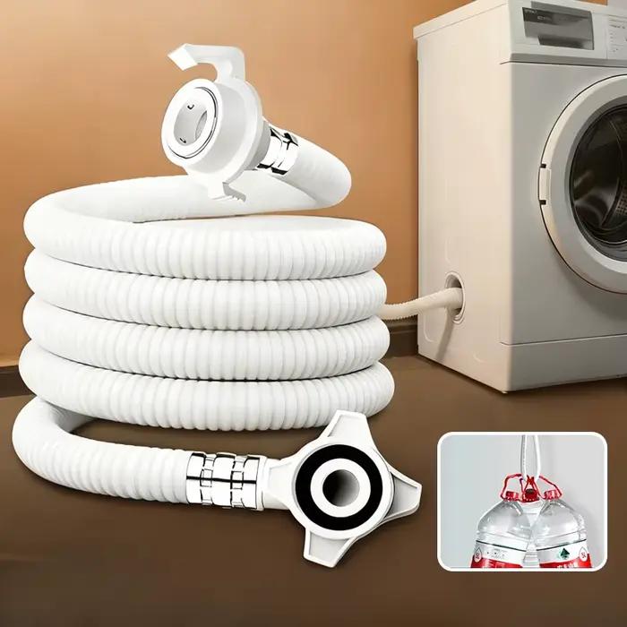 Tuyau d'entrée de Machine à laver automatique, tuyau étendu universel antidéflagrant, tête filetée antidérapante, tuyau d'alimentation en eau étendue