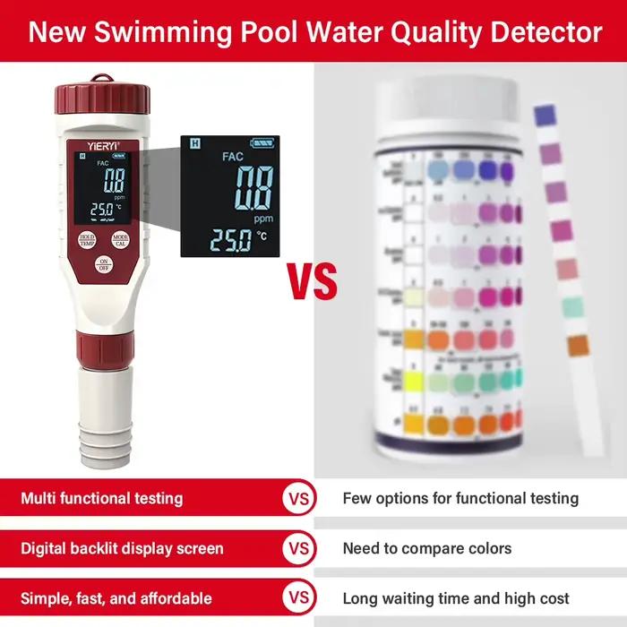 YAGO testeur d'eau de piscine numérique chlore pH ORP mètre