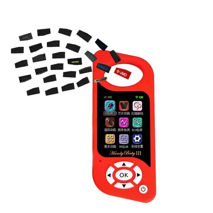 JYGC Handy BabyIII programmeur de clé de voiture gratuit 96 bits 48 fonctions télécommandes générer pour 4D 46 47 48 8A King Super rouge puce Clone Wifi