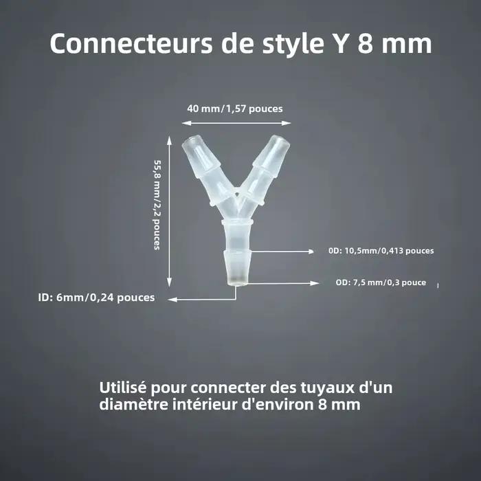 Connecteur en T pour tuyau