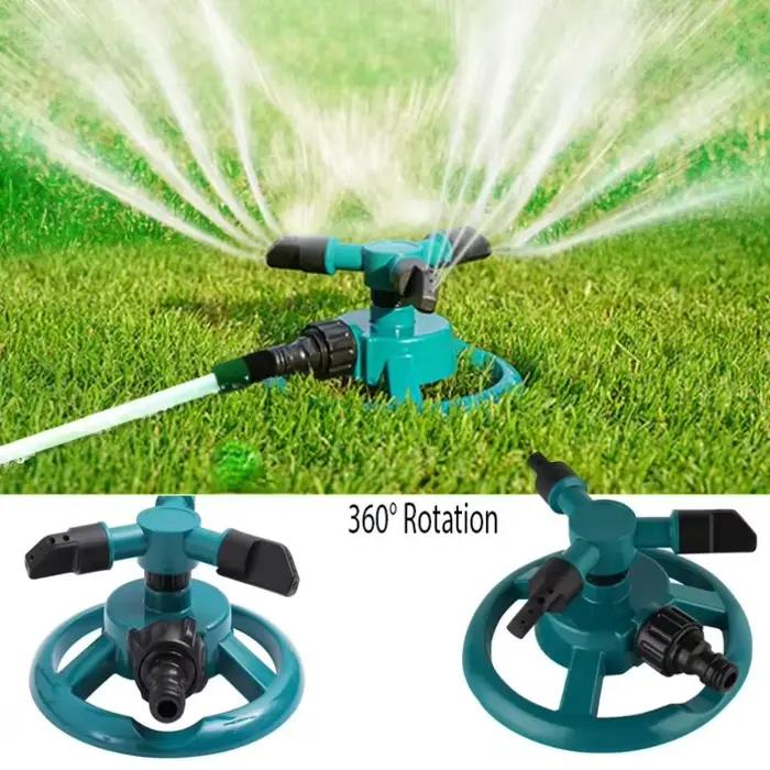 Arroseur rotatif automatique à 360 degrés pour jardin et pelouse – Fournitures d'irrigation pour l'arrosage des jardins