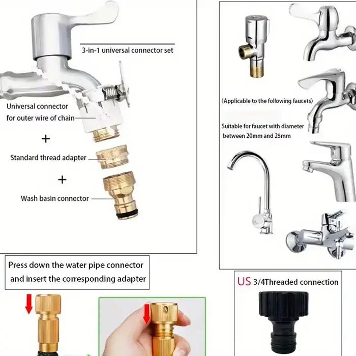 Pistolet d'arrosage haute pression pour lavage de voiture