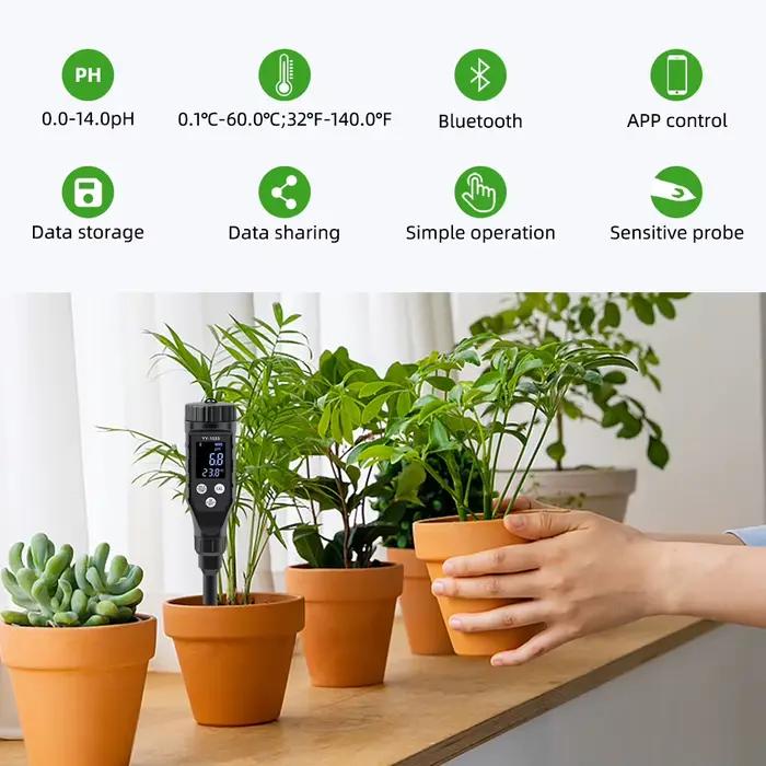 Testeur de sol intelligent avec Bluetooth