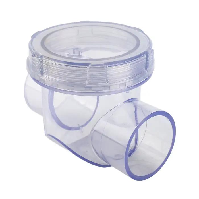 Clapet anti-retour unidirectionnel en ligne de PVC de prévention de reflux d'eau de toilette