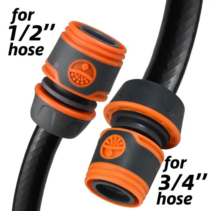 KESLA 2 pièces 1/2 "3/4" adaptateur de tuyau d'arrosage 16mm connecteur rapide bouchon d'arrêt coupleur Joint prolongateur de réparation de Tube d'irrigation d'eau