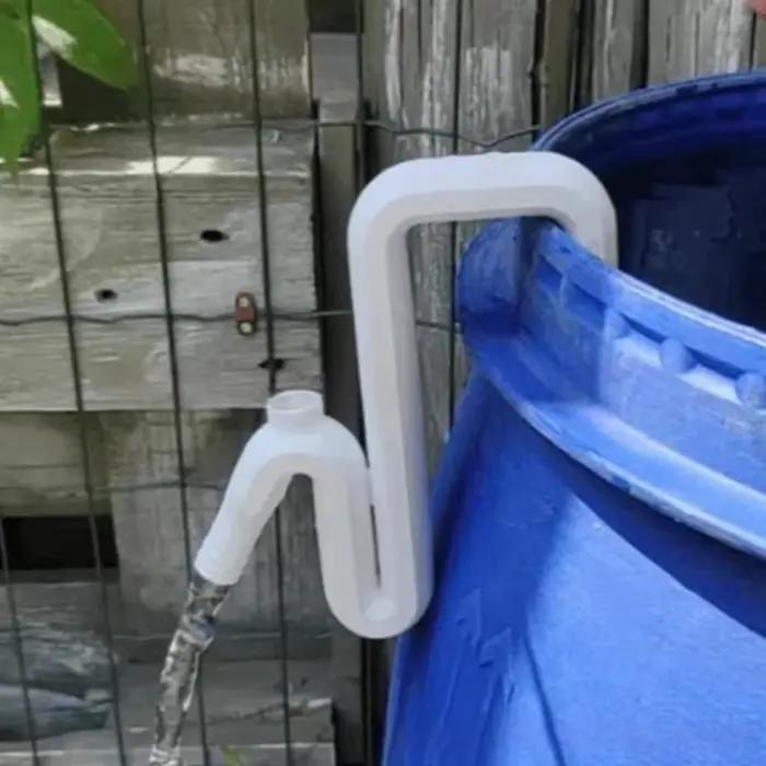 Tuyau de trop-plein pour barils de pluie