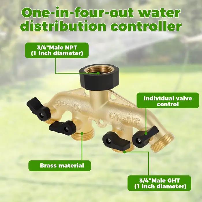 Distributeur d'eau du robinet 2/3/4 voies