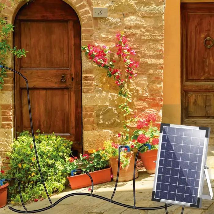 Système d'irrigation goutte-à-goutte solaire pour plantes en pot 9V 5W