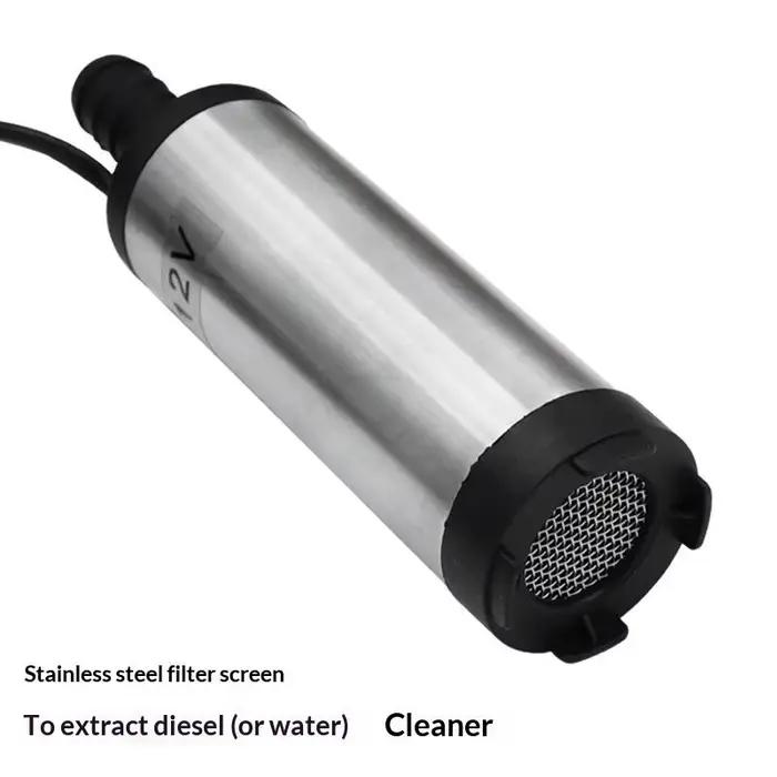 Pompe de transfert électrique submersible 12V pour l'eau et le carburant (huile)