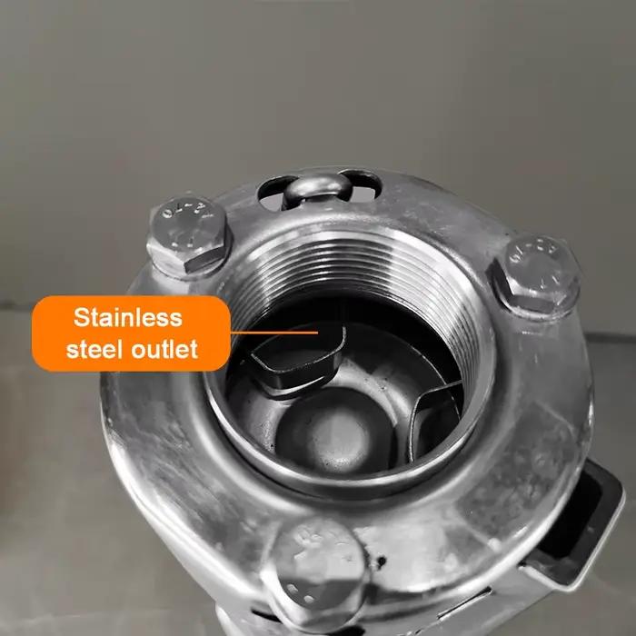 Pompe à eau solaire submersible 4 pouces 1500W pour puits profond avec contrôleur MPPT
