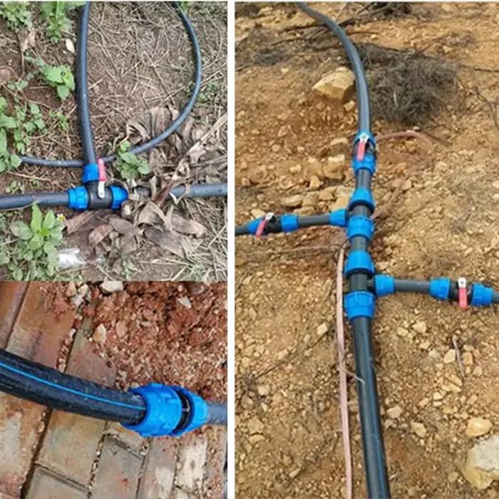 Raccords de tuyaux d'agiculture de jardin de connecteur en plastique d'eau de robinet de Tube de PVC de 20/25/32/40/50mm