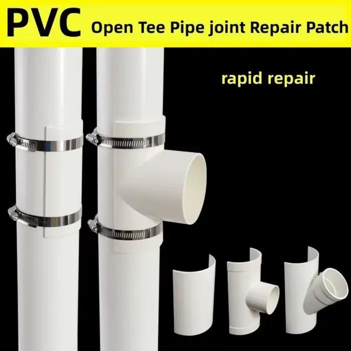 Nouveau Patch de réparation de Tube en PVC blanc 50 75 110