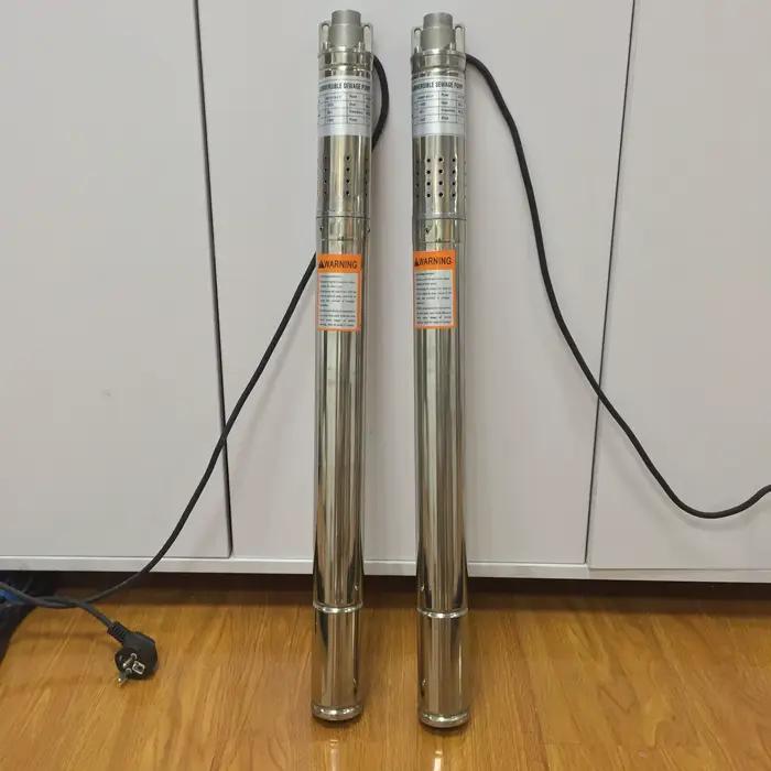 Pompe submersible électrique rotative pour puits profond de 2 pouces