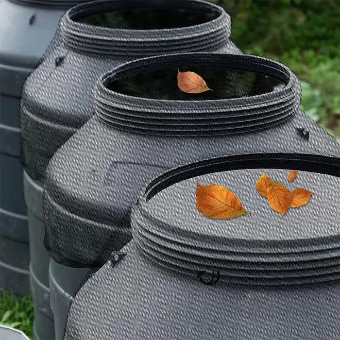 Housses de protection pour barils de pluie et seaux de récupération d'eau