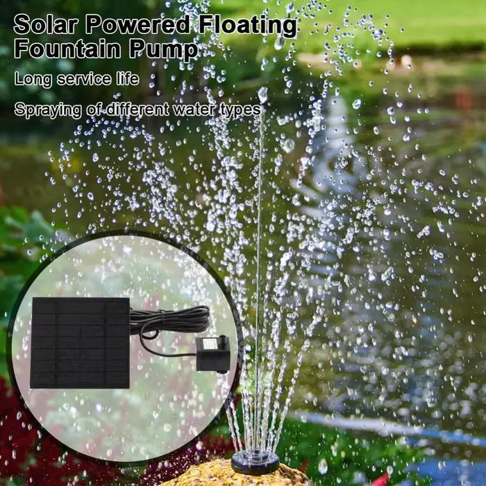 Kit de pompe à eau solaire pour décoration de jardin