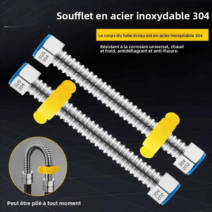 Tuyau d'eau en acier inoxydable 304