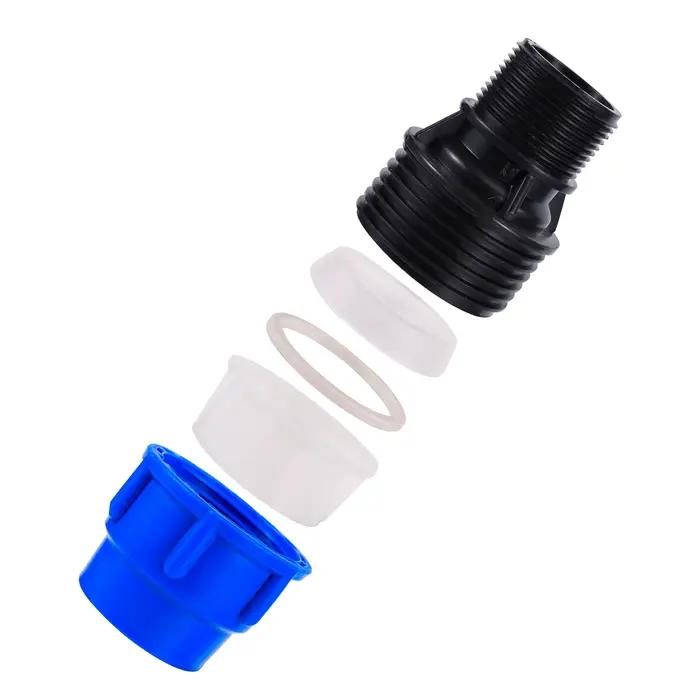Adaptateur de tuyau PE PVC 1/2 "3/4" 1 "1.2" 1.5 "mâle à 20/25/32/40/50mm réducteur