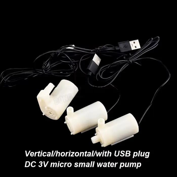 Pompe à eau submersible USB ultra silencieuse 80-200L/H pour aquarium