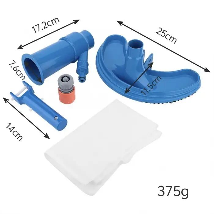 Ensemble d'aspirateur de piscine professionnel avec connecteur UE