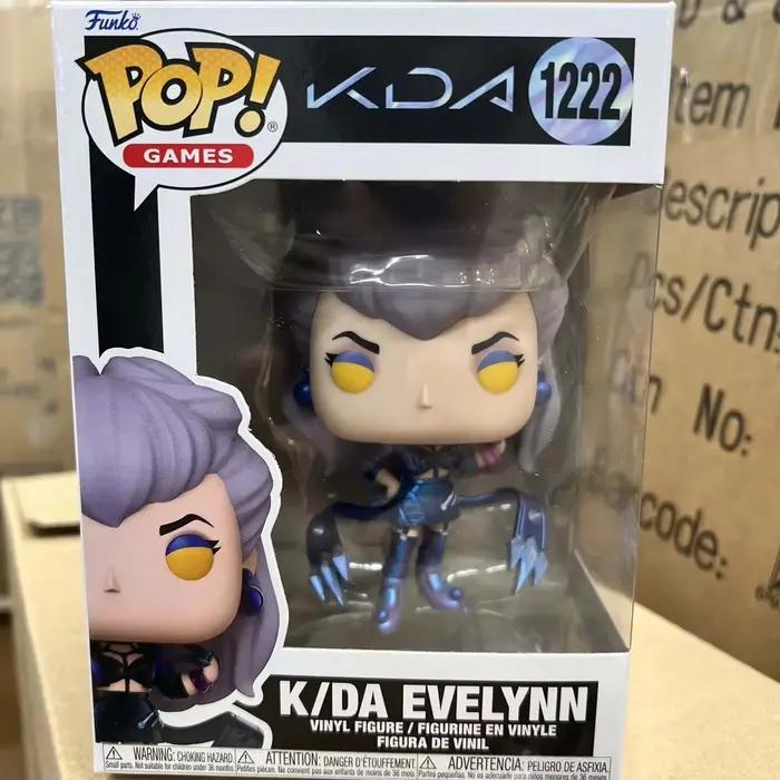 Funko POP! Figurine officielle limitée League of Legends K/DA Ahri Evelynn Kai’Sa Akali, cadeau de collection pour les fans du jeu LOL