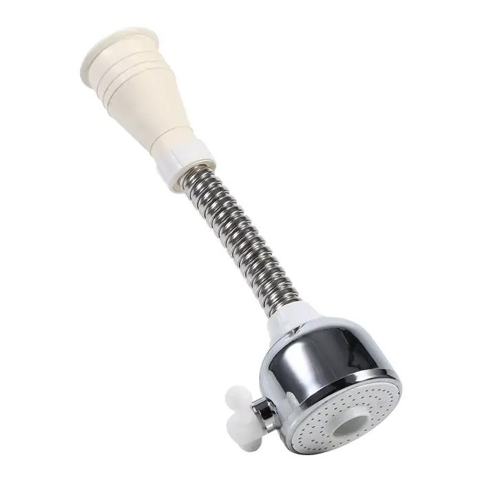 Accessoire de cuisine aérateur de robinet 360° réglable en plastique ABS pour économiser de l'eau et faciliter le nettoyage des assiettes ustensiles et légumes occasions quotidiennes et cadeaux familiaux