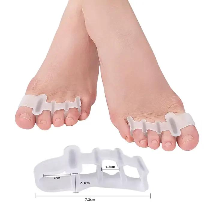 Pexmen – séparateur d'orteils en Gel, 2 pièces/paire, protecteur, marteau, redresseur, se chevauchant, correcteur d'alignement, soulage la douleur des oignons