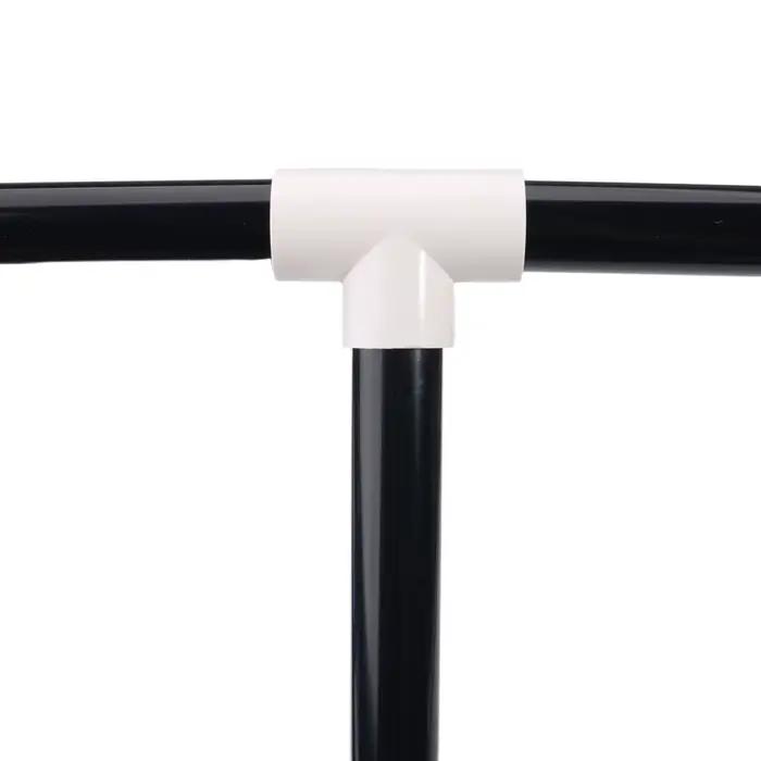 Tuyau d'eau d'irrigation de jardin en PVC noir de 50cm de Long