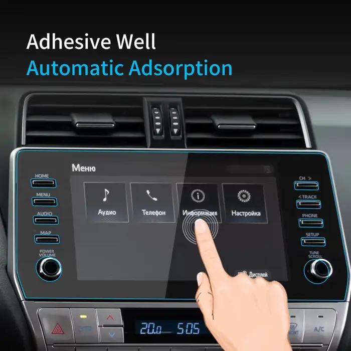 Film de Protection en verre trempé pour tableau de bord de Console de voiture, protecteur d'écran pour navigateur, pour LAND CURISER PRADO 2022 Toyota