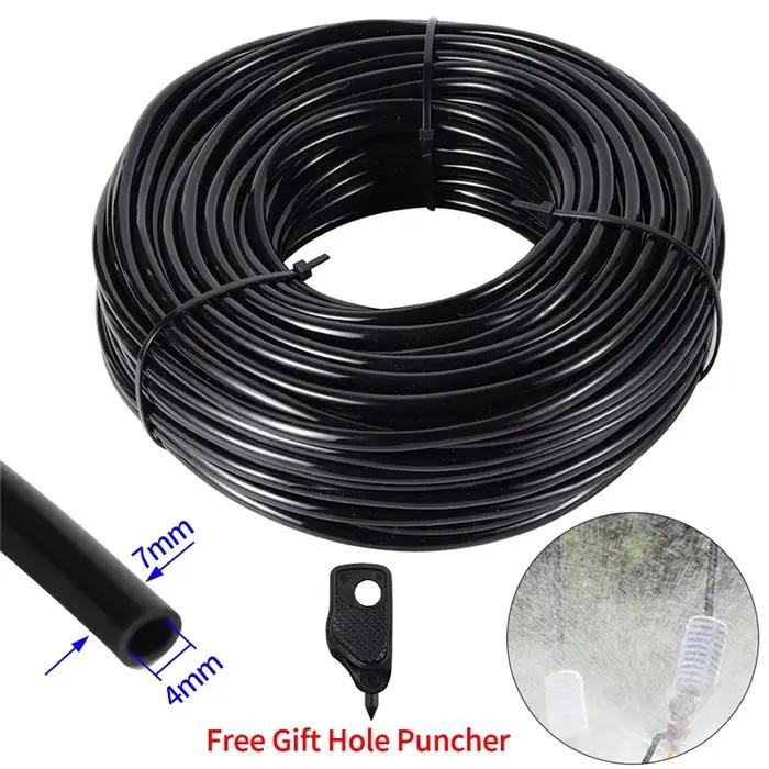 Tuyau d'arrosage de jardin 4/7 mm de 10 à 50 m