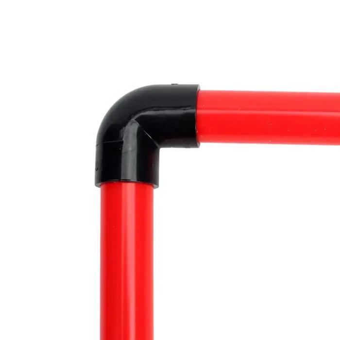 1 pièce de tuyau UPVC rouge épaissi de 20/25/32/40/50 mm pour drainage d'aquarium