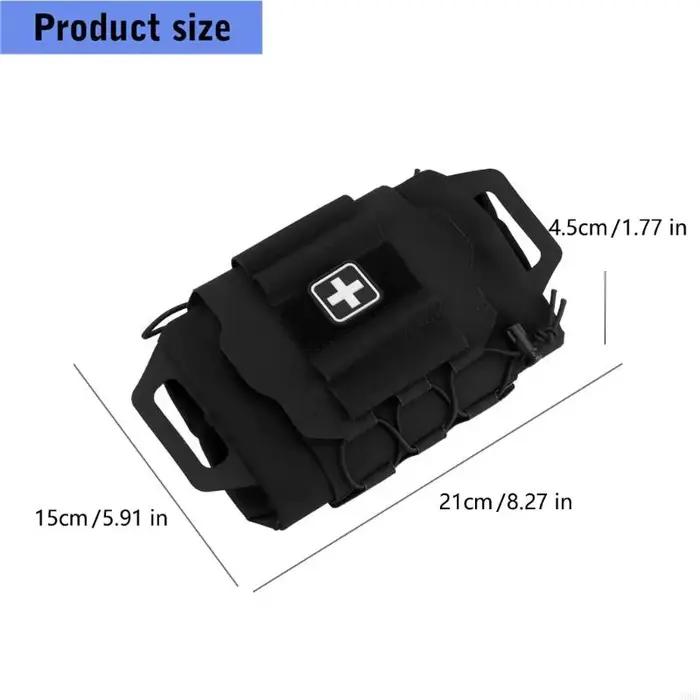 Trousse premiers secours tactique, pochette médicale pour survie d'urgence, préparation aux catastrophes, aventure en air,