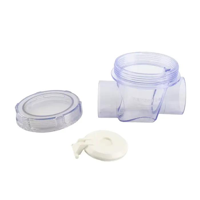 Clapet anti-retour unidirectionnel en ligne de PVC de prévention de reflux d'eau de toilette