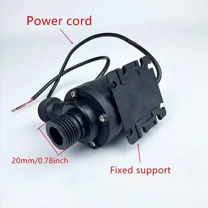 Pompe à eau submersible 12V 800L/H 5m DC24V moteur sans brosse Circulation d'eau pompes à eau solaires pour Touring RV fontaine Aquarium